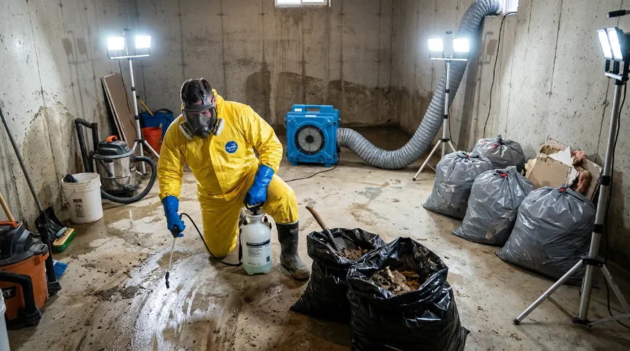 Basement Flood Cleanup in Lakewood, OH