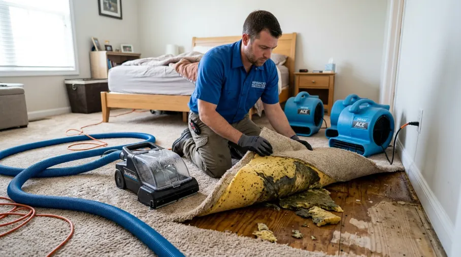 Carpet Water Damage in Lakewood, OH