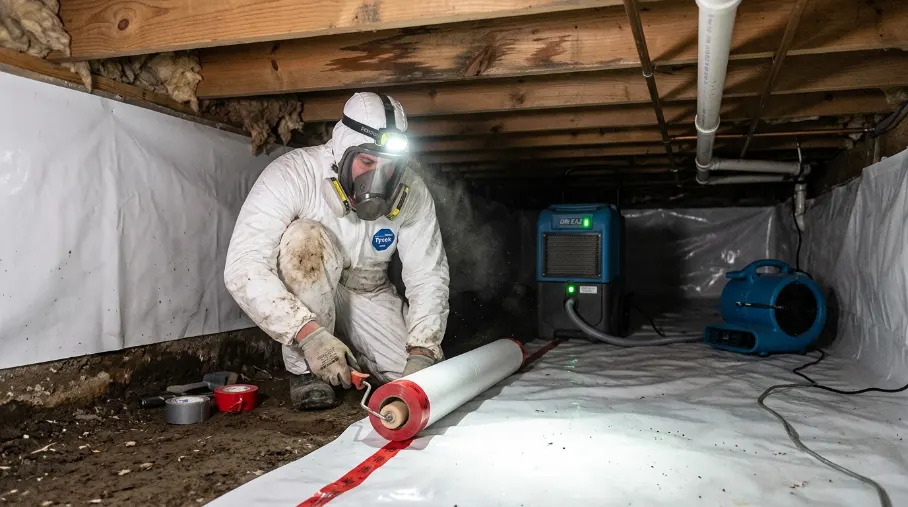 Crawl Space Water Damage in Lakewood, OH