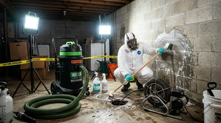 Sewer Backup Cleanup in Lakewood, OH