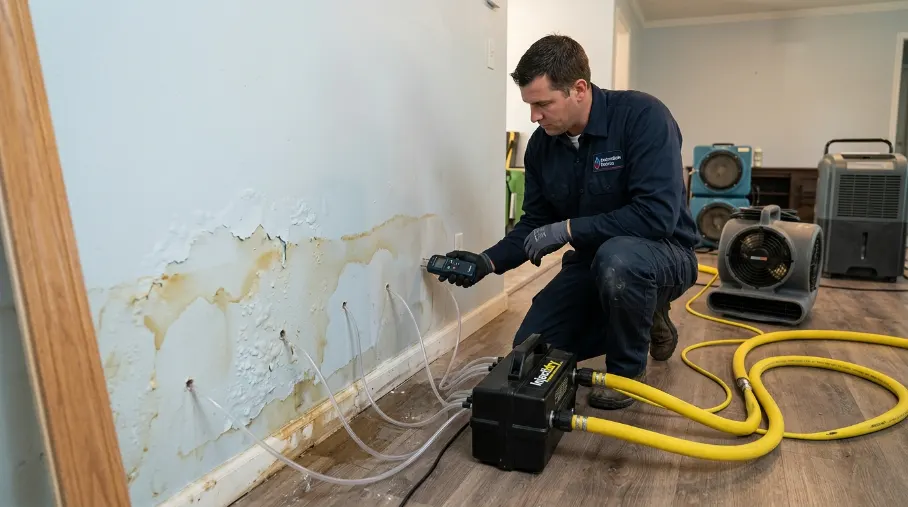 Wall Water Damage in Lakewood, OH
